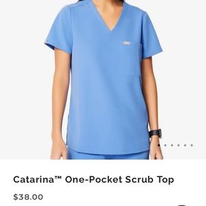 catarina one pocket scrub top